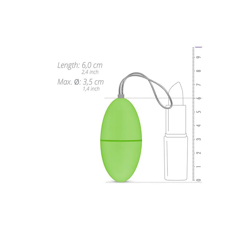 Huevo Vibrador  Control Remoto - Verde