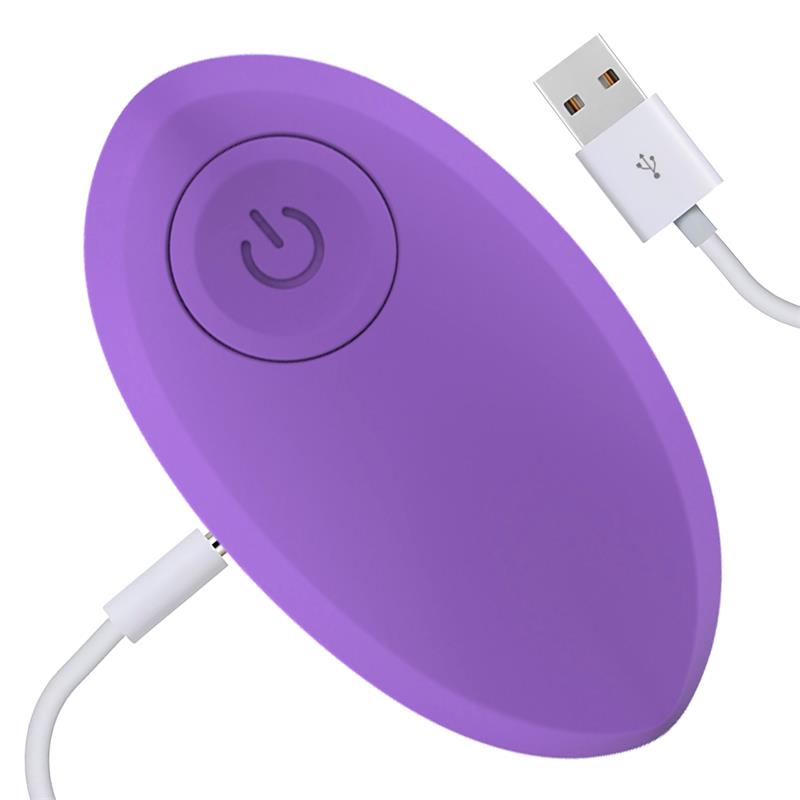 Huevo Vibrador Control Remoto Odise Usb Silicona Purpura