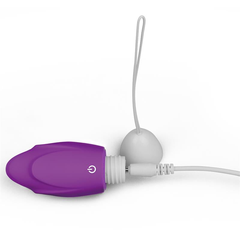 Huevo Vibrador Ijoy Control Remoto Usb Púrpura
