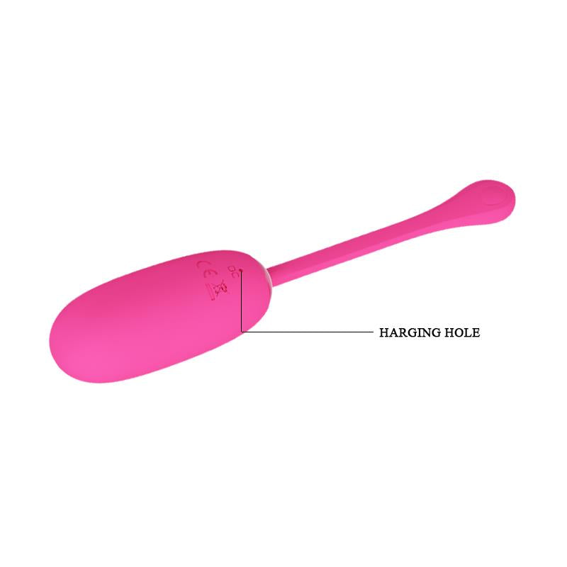 Huevo Vibrador Julius Usb Silicona Rosa