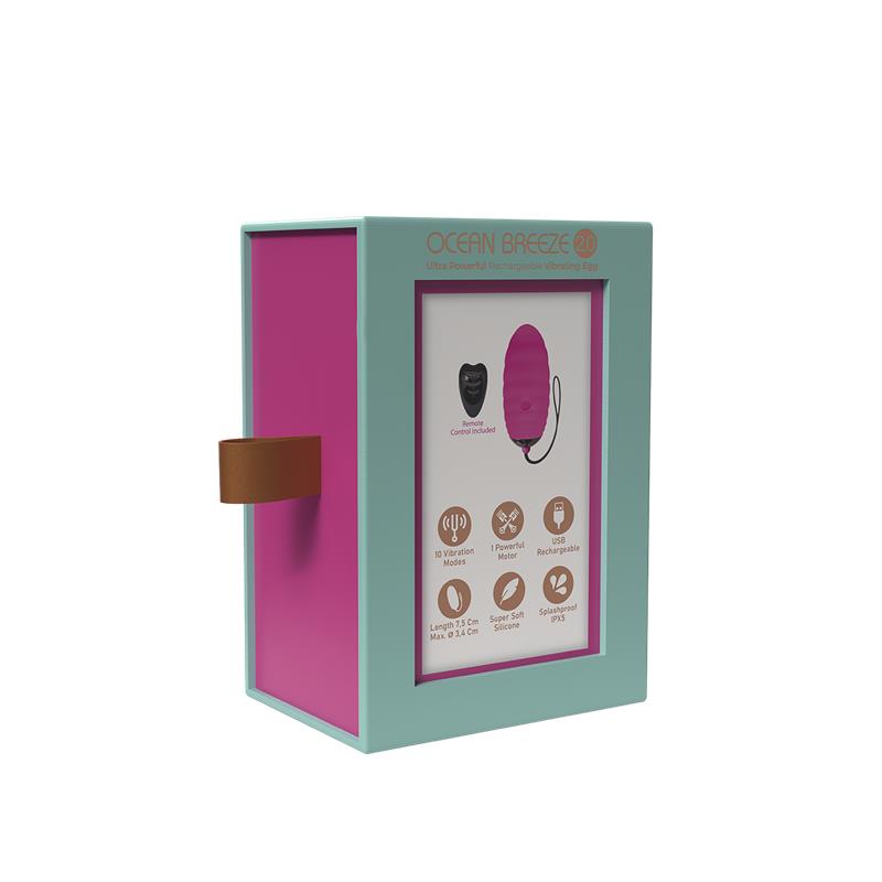 Adrien Lastic - Ocean Breeze 2.0 Huevo Vibrador Recargable Control Remoto Rosa