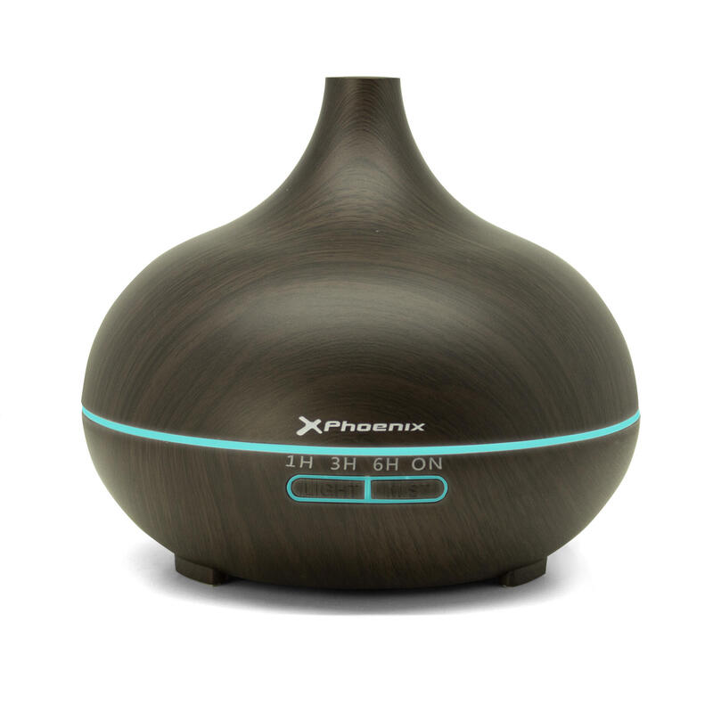 Humidificador Ultrasonico Phoenix Zen O2 - 400ml - Silencioso - Hasta 6 Horas - Led 7 Colores - Control Remoto