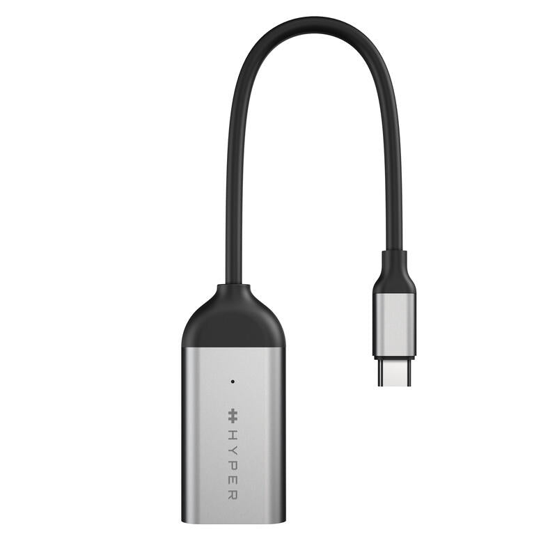 Hyper Hd-H8k Usb Tipo C Hdmi Acero Inoxidable