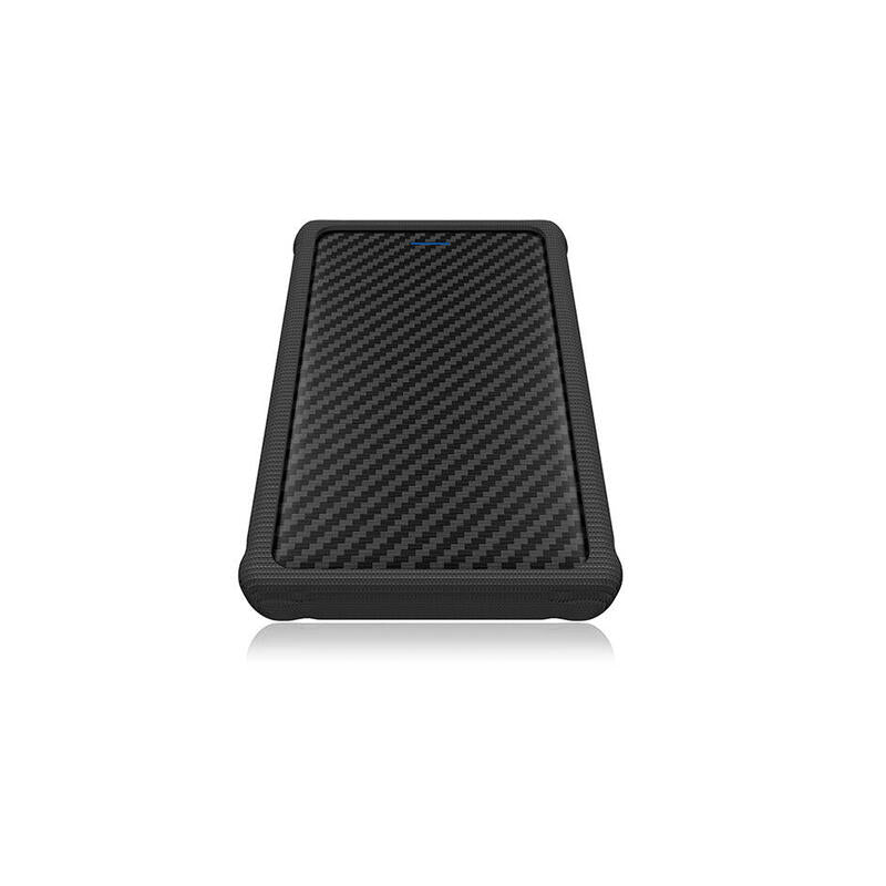 Icy Box Ib-223u3a-B 2.5" Caja Externa 2,5'' Hdd/Ssd Case Sata, Usb 3.0, Protection Sleeve, Black