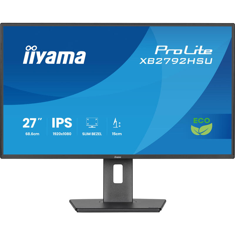 Iiyama 68.6cm (27") Xb2792hsu-B1 16:9 Hdmi+Dp+2xusb Ips