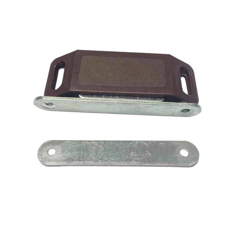 Imán Para Puerta Marrón, 2 Piezas, 75 X 15 X 24 Mm