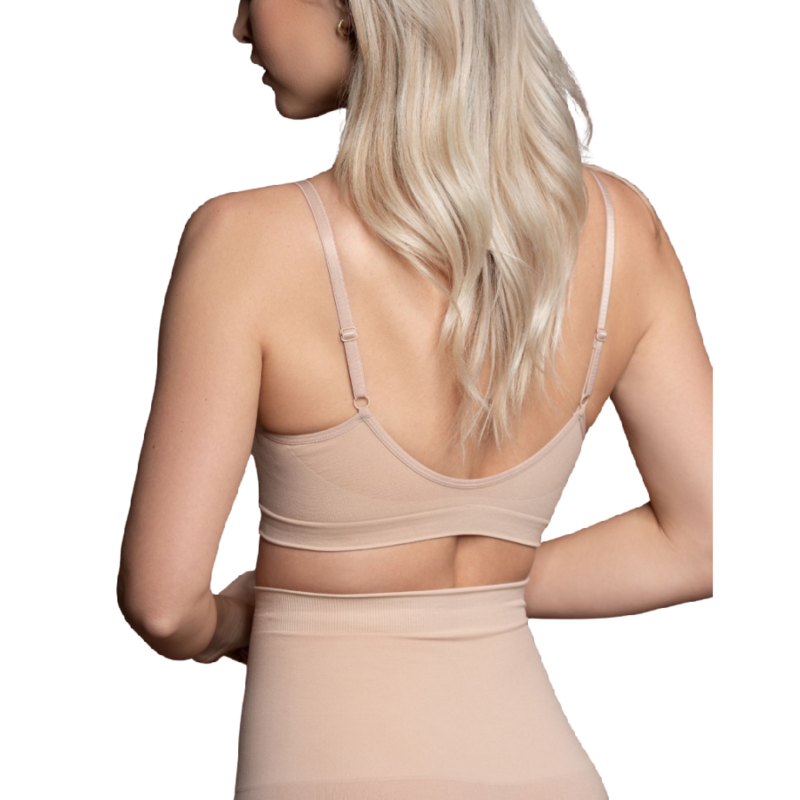 Bye-Bra - Medium Control Sujetador Sin Costuras Beige Talla M