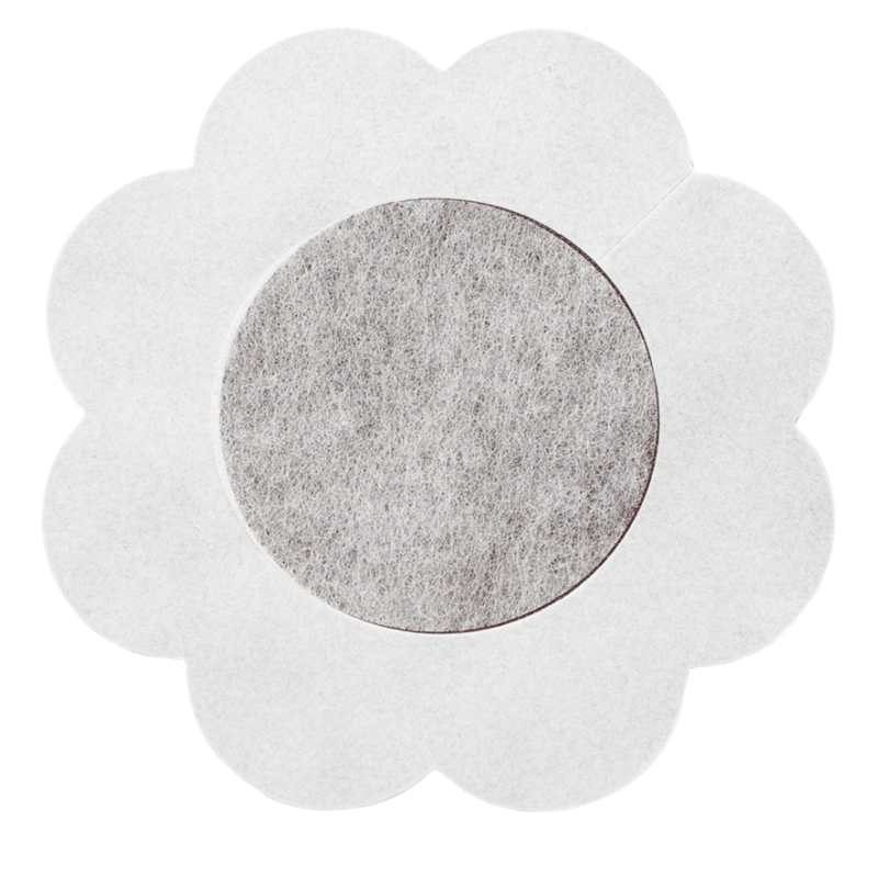 Bye-Bra - Pezoneras Flor Pack 3 Uds Marron Talla Xl