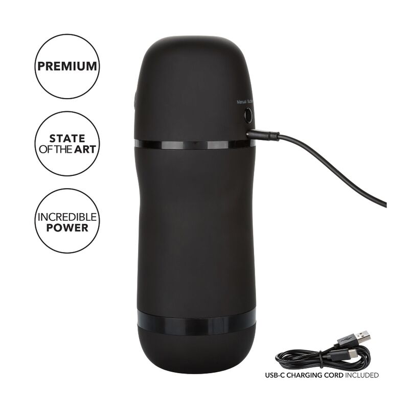 Calexotics - Optimum Power Masturbador Con Vibracion Y Succion