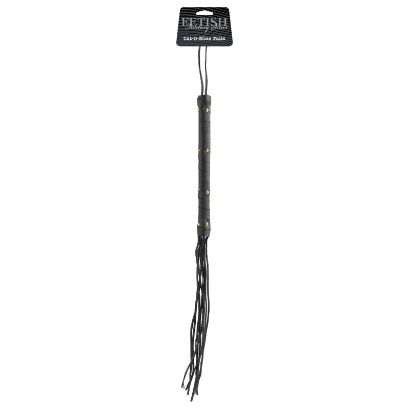 Fetish Fantasy Limited Edition -  Latigo Azotador Piel Negro.