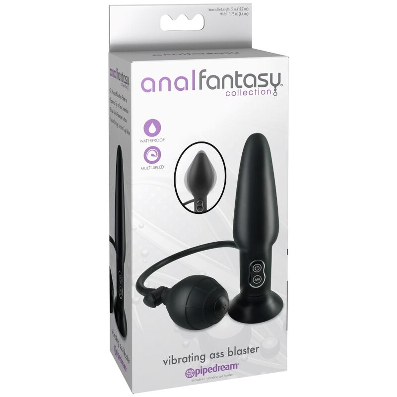 Anal Fantasy Collection  Vibrating Ass Blaster - Color Negro