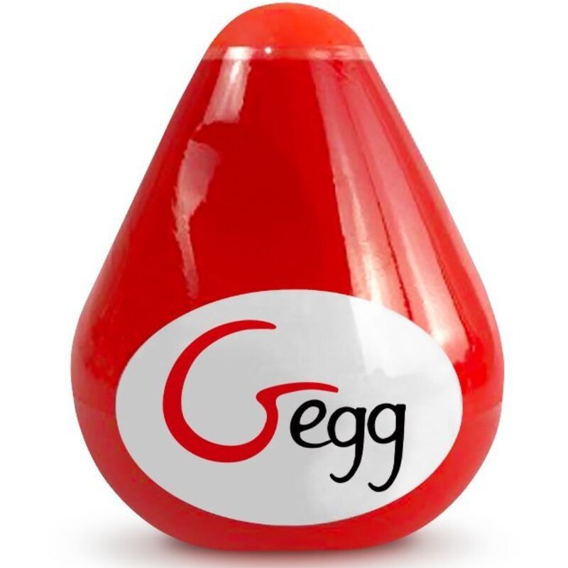 G-Vibe - Huevo Masturbador Texturado Reutilizable Rojo