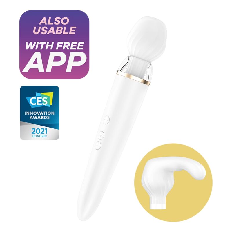 Satisfyer Double Wand-Er Blanco