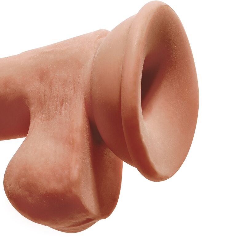 King Cock - Plus 3d Dildo Con Testiculos 17 Cm