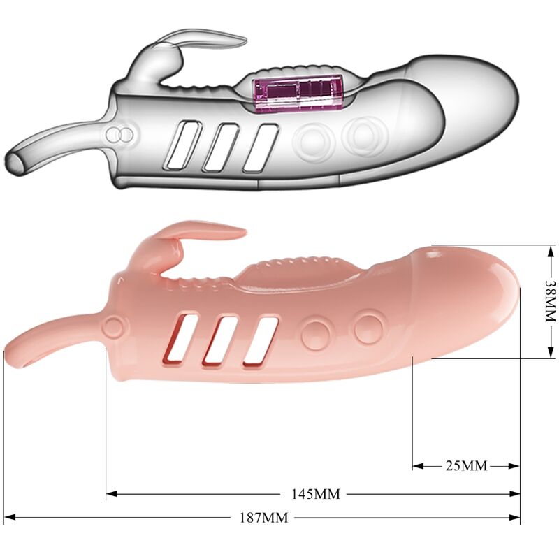 Pretty Love - Sloane Funda Pene Rabbit Natural
