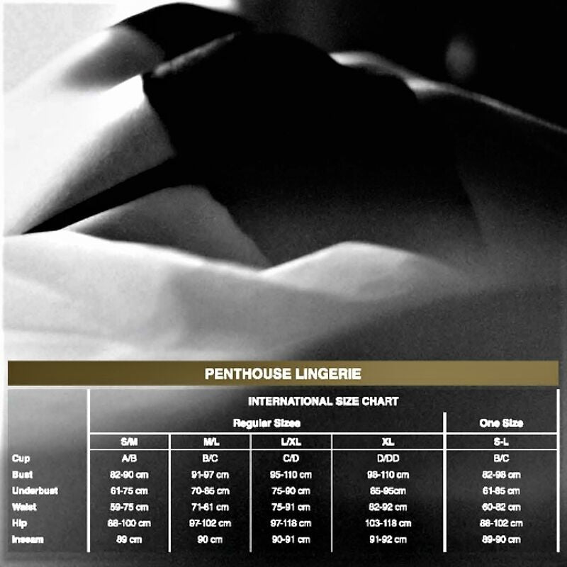 Penthouse Catch Me Panties Blanco S/M