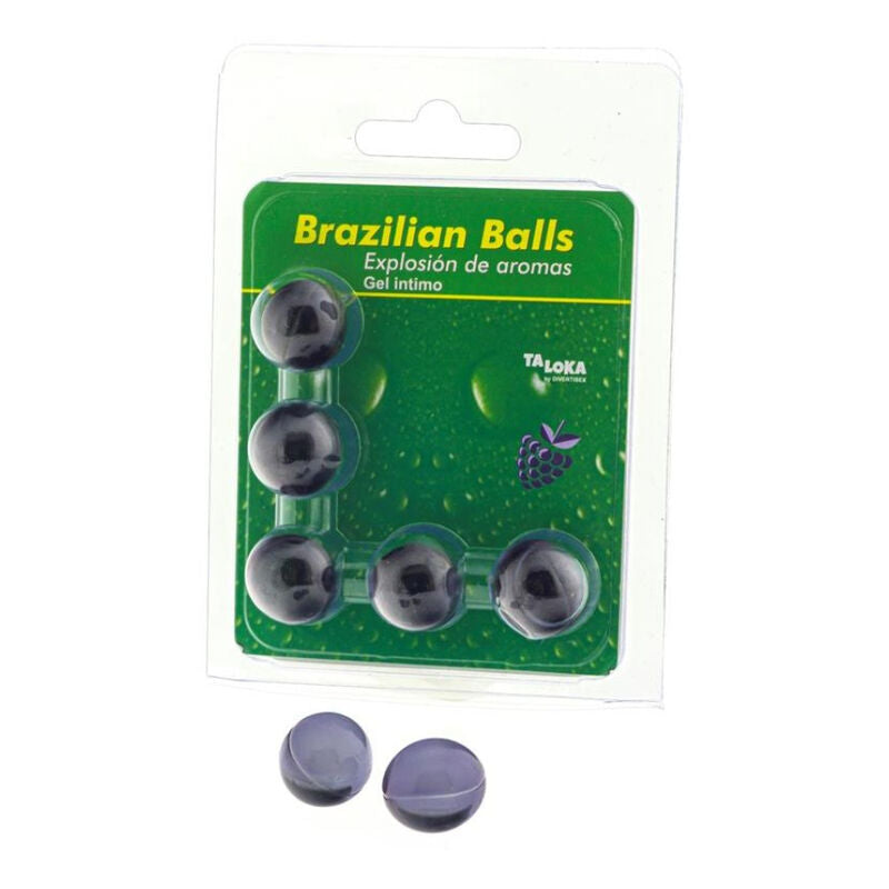 Taloka - Brazilian Balls Gel Íntimo Frutas Del Bosque 5 Bolas