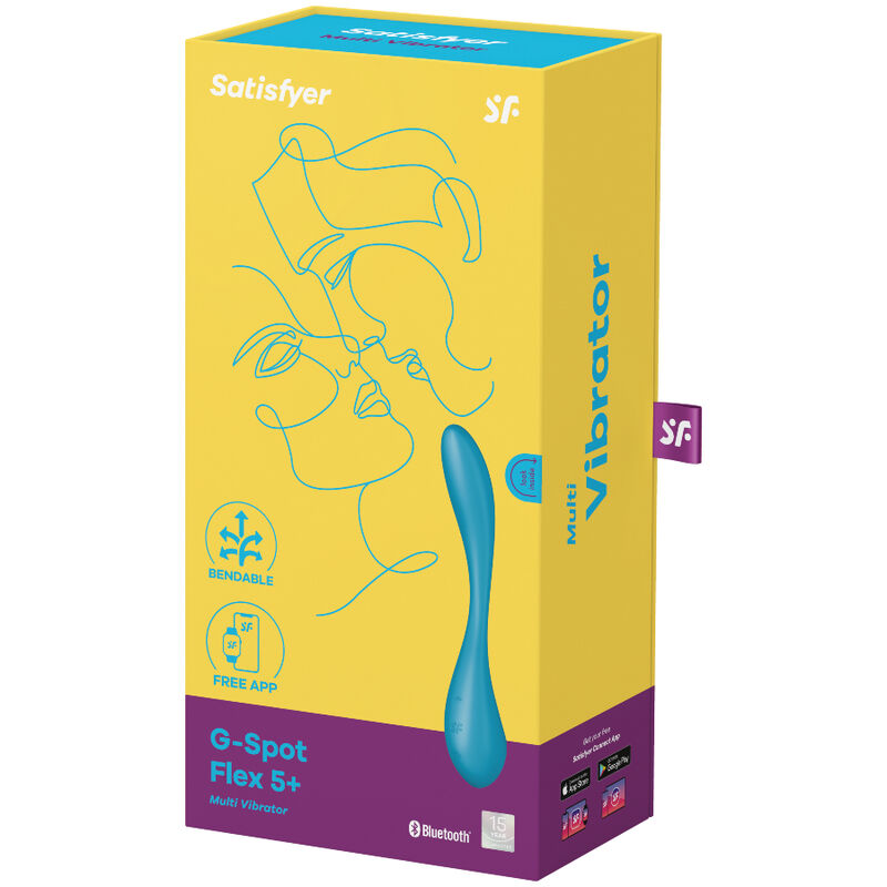 Satisfyer - G-Spot Flex 5 Multi Vibrador Azul