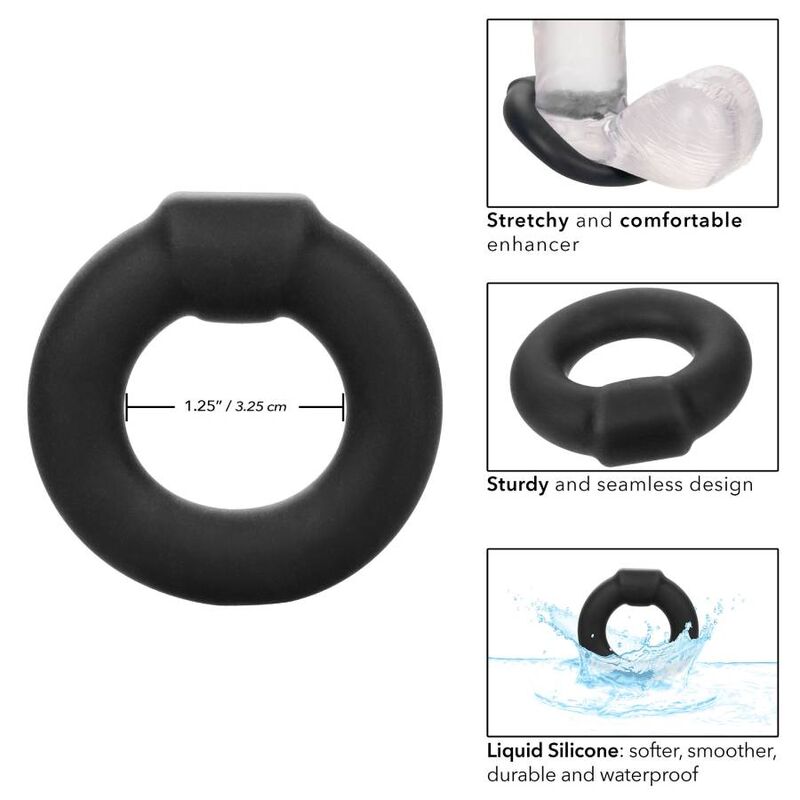 Funda Para El Pene California Exotics Alpha Optimum Ring Negro