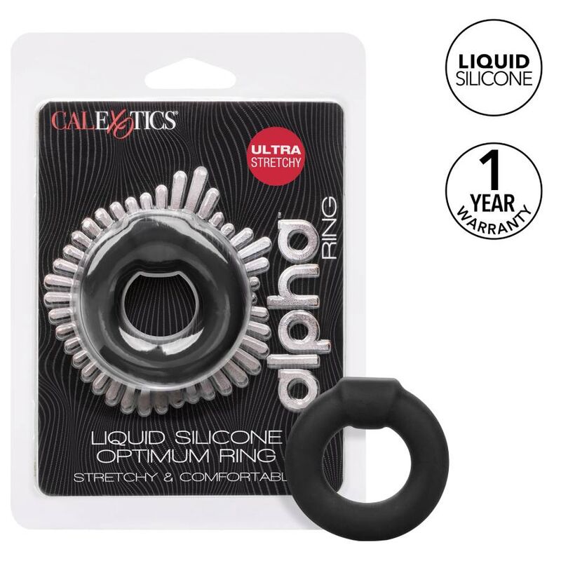 Funda Para El Pene California Exotics Alpha Optimum Ring Negro