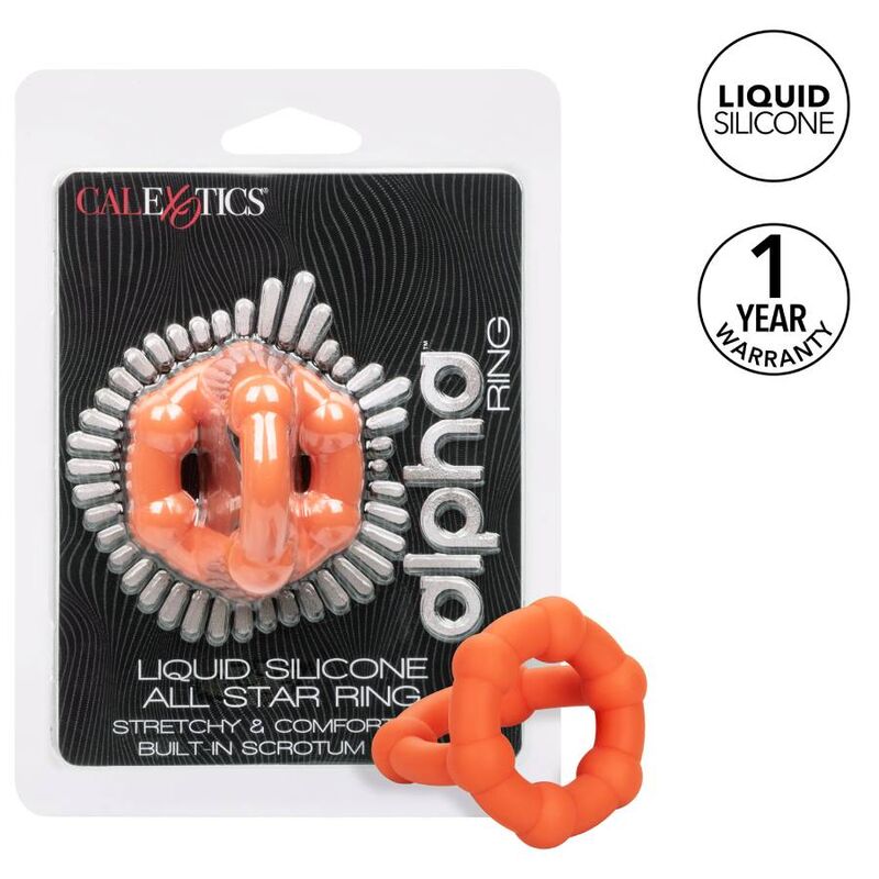 Anillo California Exotics Alpha All Star Naranja