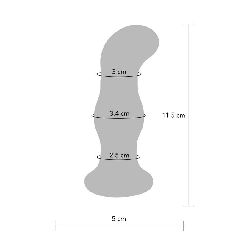 Toyjoy - The Gleaming Plug Cristal Vibrador