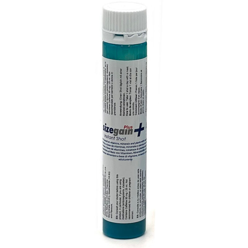 500 Cosmetics - Sizegain Plus Instant Shot Vigorizante Masculino 5 Unidades