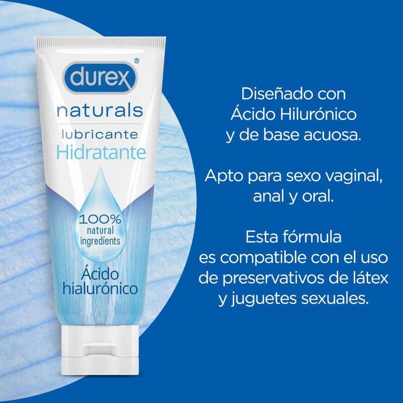 Durex Lubricante Naturals Hidratante 100ml