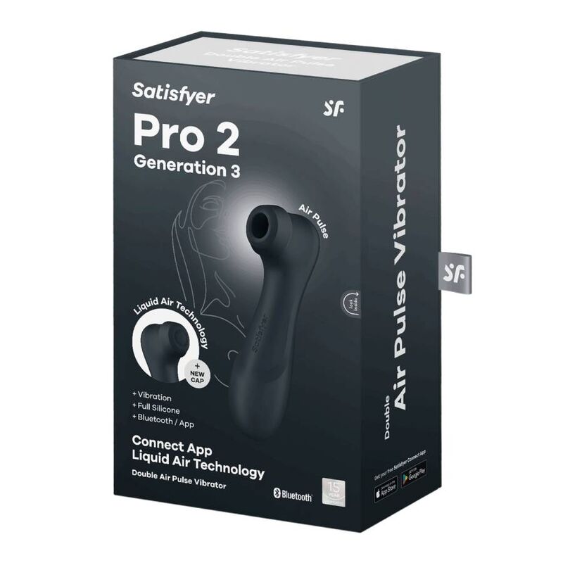 Satisfyer - Pro 2 Generación 3 Negro Bluetooth & App