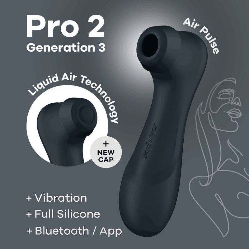 Satisfyer - Pro 2 Generación 3 Negro Bluetooth & App