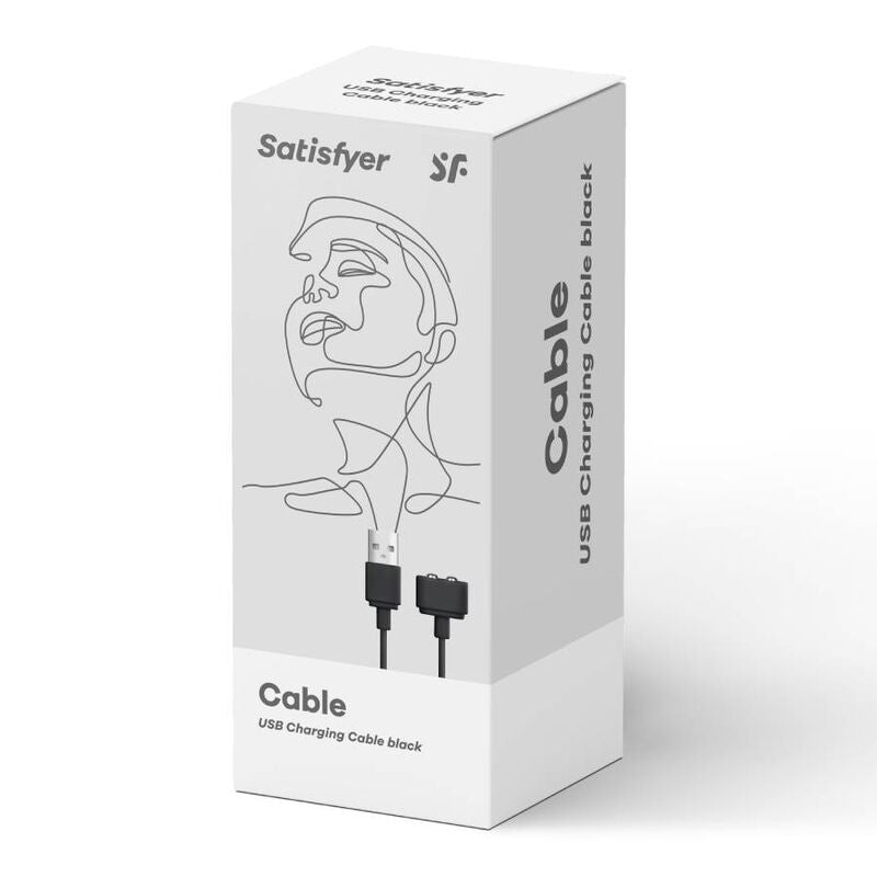 Satisfyer - Cable Usb Cargador Negro