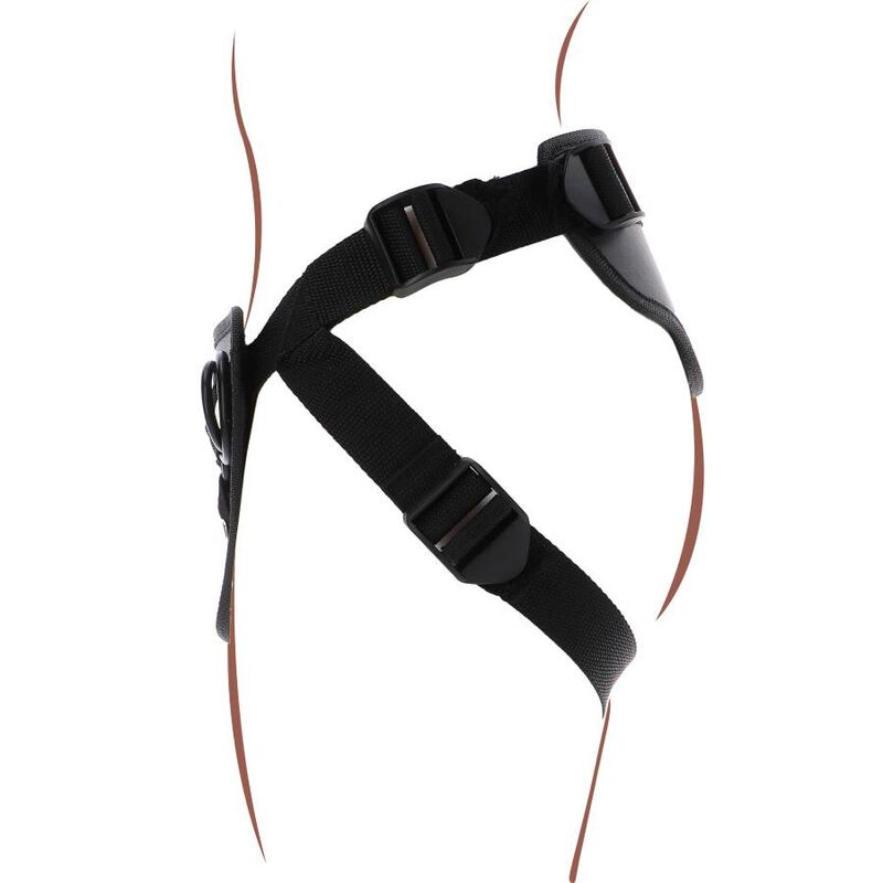 Get Real - Strap-On Deluxe Harnes Negro