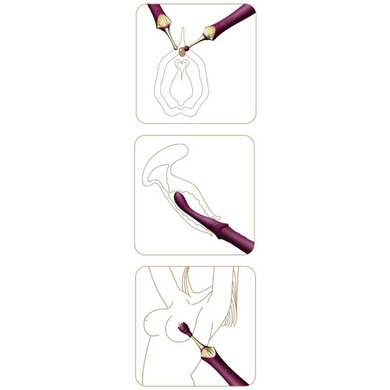 Zolo - Bess 2 Masajeador Personal Morado