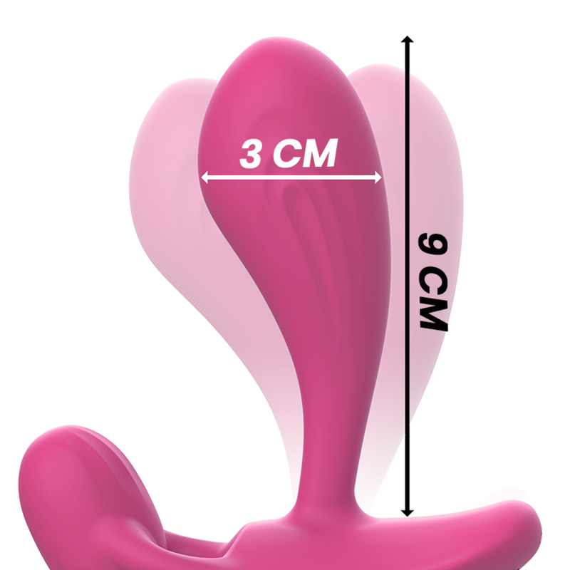 Intense - Shelly Duo Anal-perineo , Vaginal-clitoris Remoto Rosa