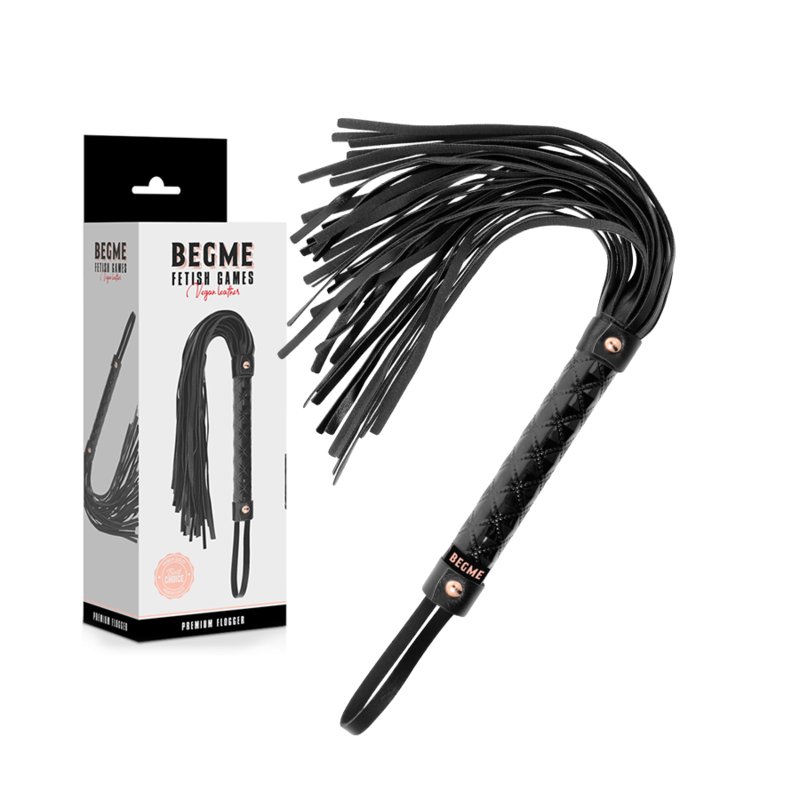 Begme - Black Edition Látigo Cuero Vegano