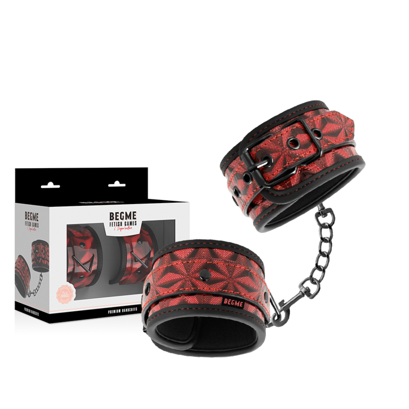 Begme - Red Edition Esposas Para Manos Con Forro De Neopreno