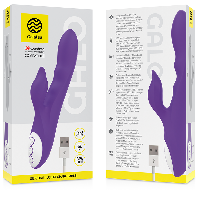 Galatea - Galo Vibrador Lila Compatible Con Watchme Wireless Technology