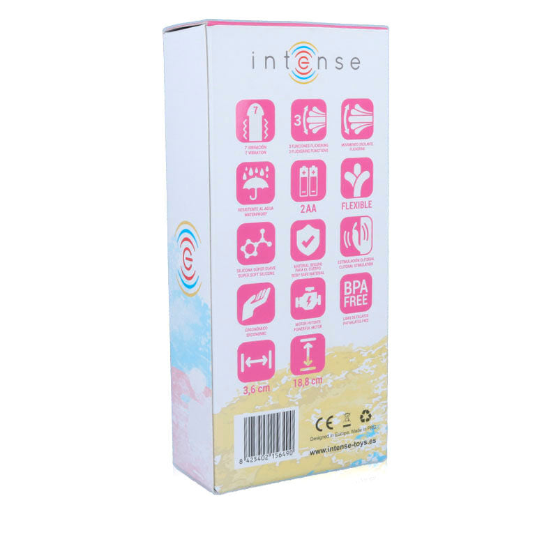 Intense - Susy Vibrador Oscilante Silicon Rabbit Rosa