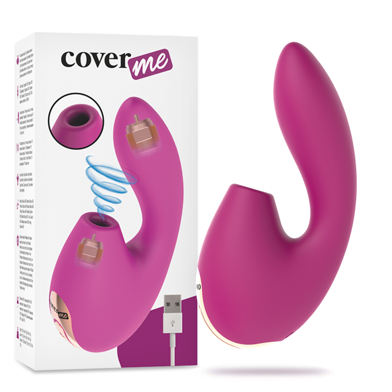 Coverme - Clitoral Succion & Vibrador Potente G-Spot Rush