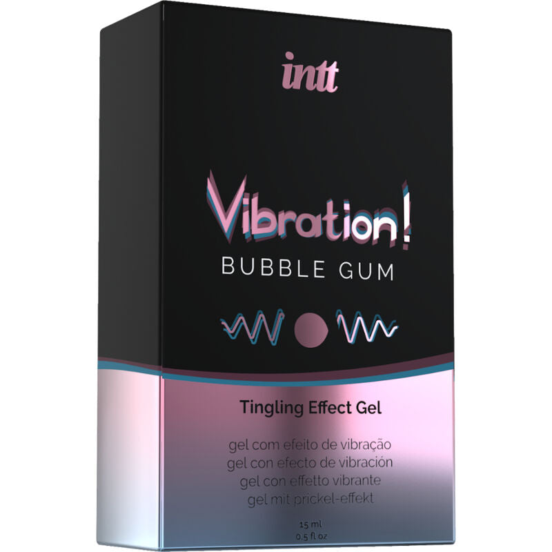 Intt - Potente Estimulante Íntimo Gel Vibrador Liquido Chicle 15ml