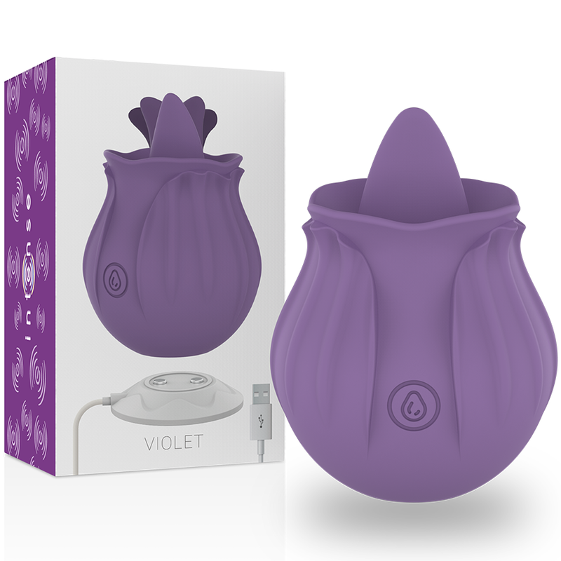 Intense - Violet Estimulador Lengua Base Magnética