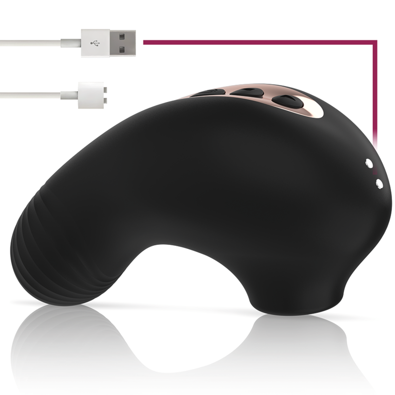 Rithual - Shushu Pro Pocket Estimulador Clitoris 2 Potentes Motores Azabache