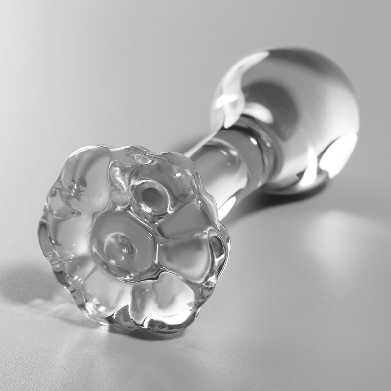Plug Cristal Nebula Series By Ibiza - Modelo 2  Borosilicato 11 X 3.5 Cm Transparente Transparente