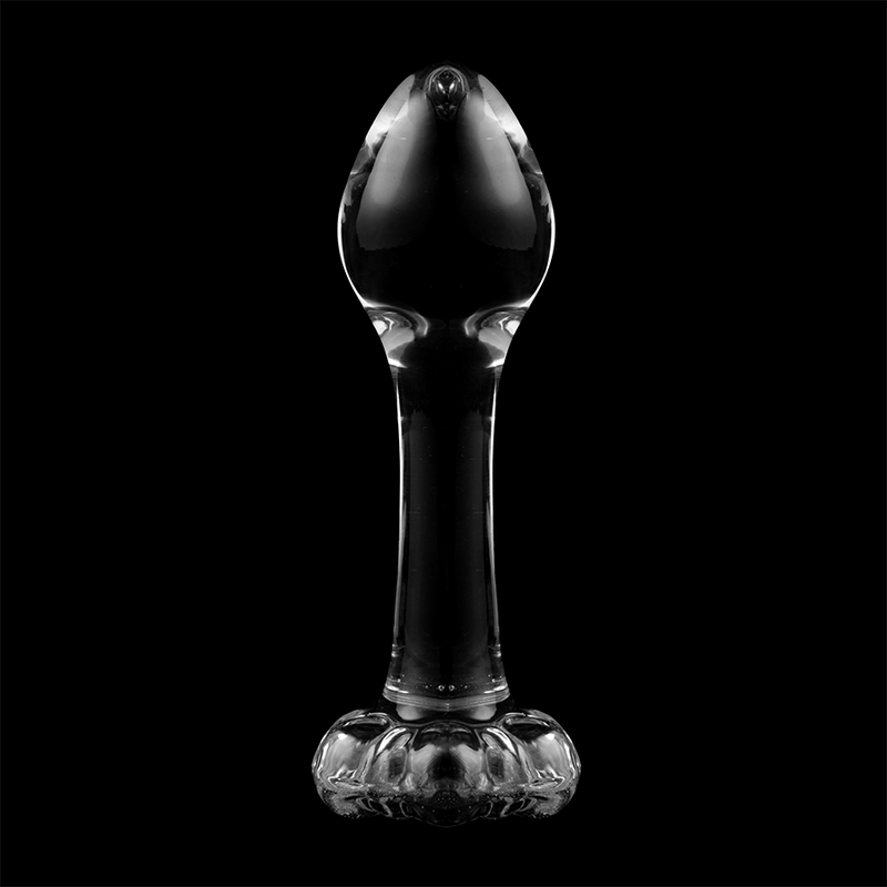 Plug Cristal Nebula Series By Ibiza - Modelo 2  Borosilicato 11 X 3.5 Cm Transparente Transparente
