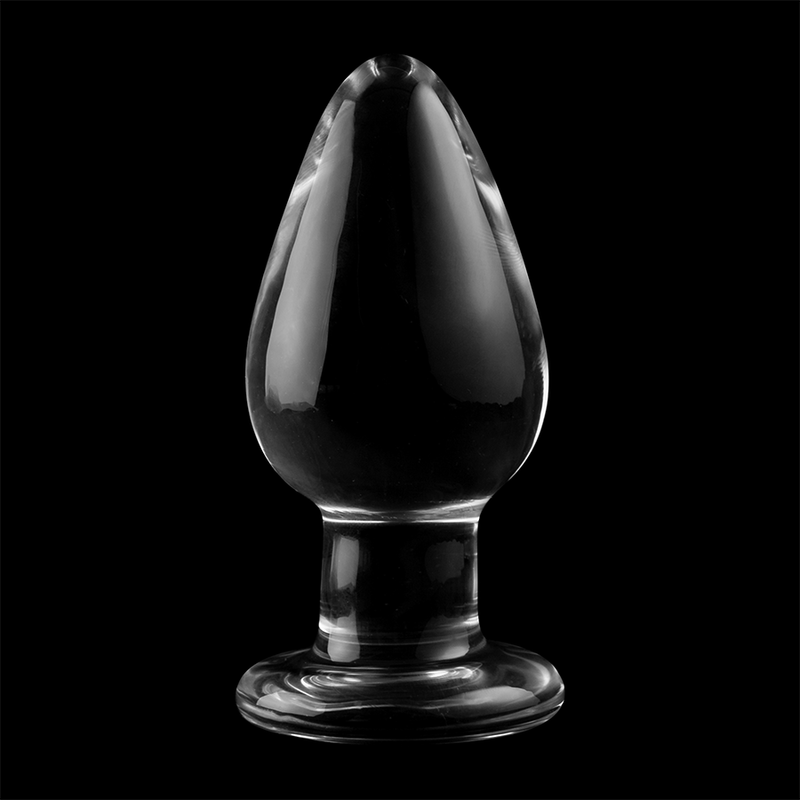 Plug Cristal Nebula Series By Ibiza - Modelo 3  Borosilicato 11 X 5 Cm Transparente