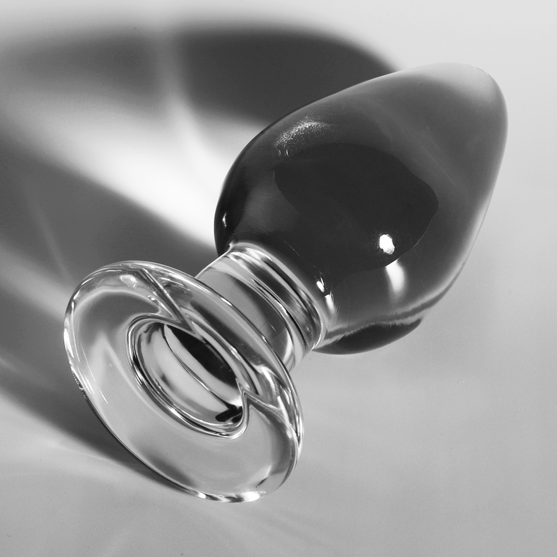 Plug Cristal Nebula Series By Ibiza - Modelo 3  Borosilicato 11 X 5 Cm Transparente