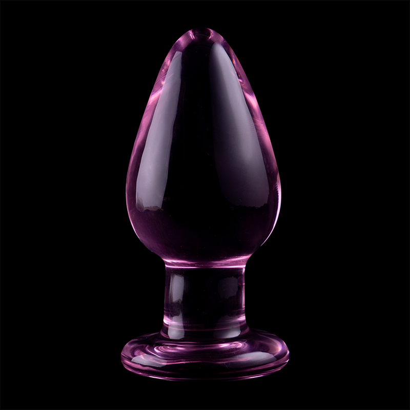 Plug Cristal Nebula Series By Ibiza - Modelo 3  Borosilicato 11 X 5 Cm Rosa