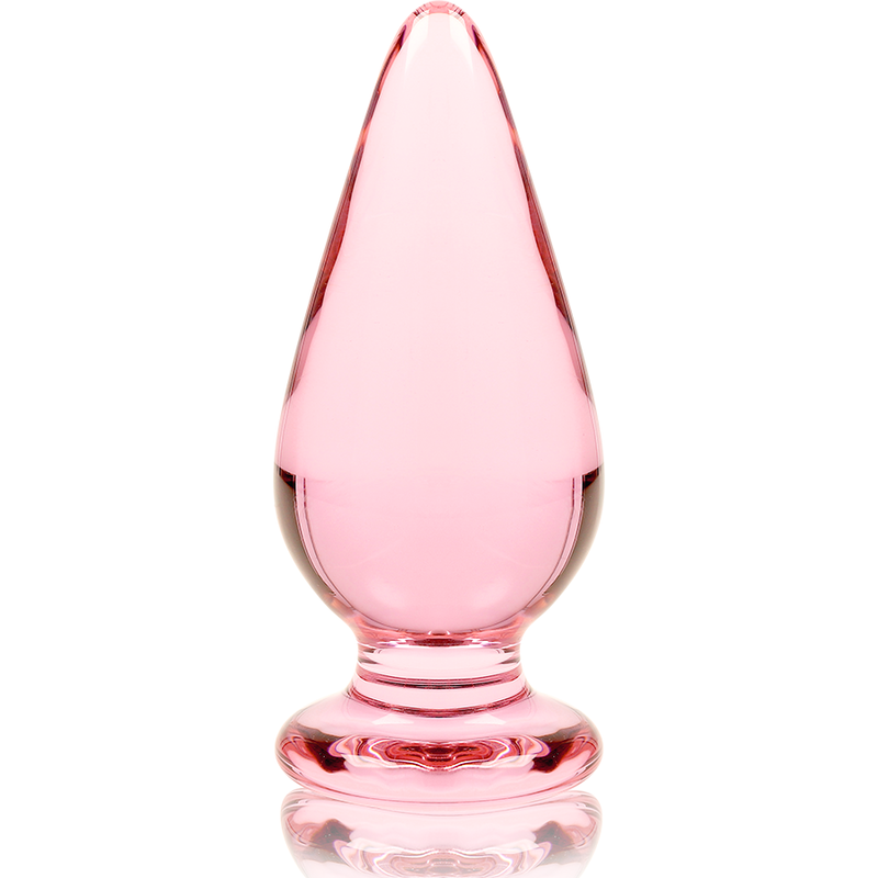 Plug Cristal Nebula Series By Ibiza - Modelo 4  Borosilicato 11 X 5 Cm Rosa