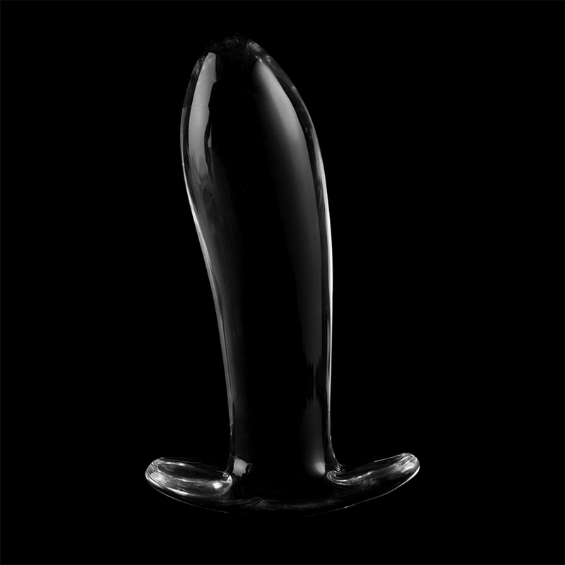 Plug Cristal Nebula Series By Ibiza - Modelo 5  Borosilicato 12.5 X 3.5 Cm Transparente