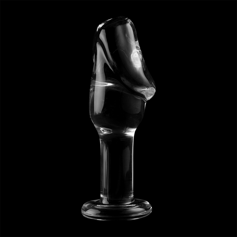 Plug Cristal Nebula Series By Ibiza - Modelo 6  Borosilicato 12.5 X 4 Cm Transparente